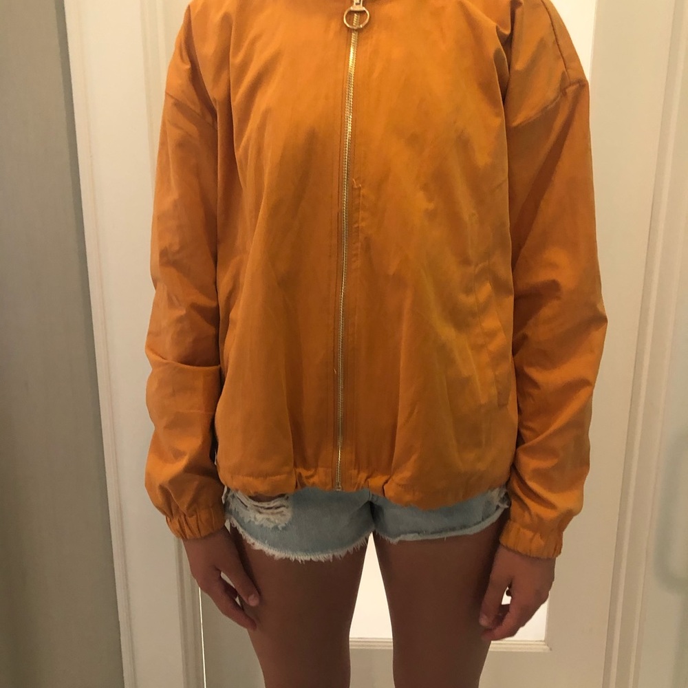 yellow forever 21 windbreaker - Picture 2 of 3